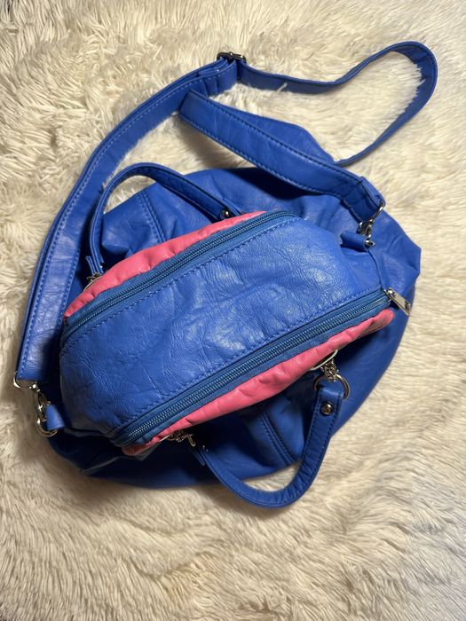 Дамска чанта  в син цвят