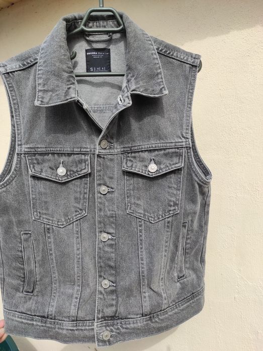 Vesta de blugi Bershka Denim