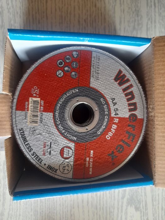 Pânze flex pentru fier si inox.  Winner Flex 125×1,0x22