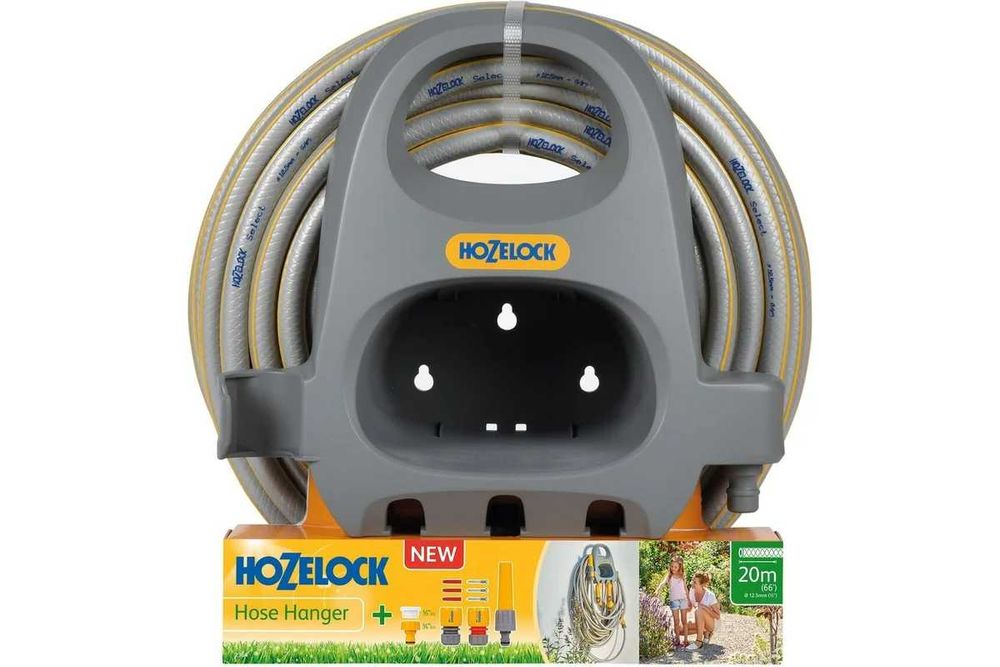 Шланг 20 м Hozelock (держатель + коннекторы + насадка)