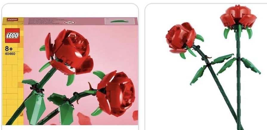 Lego flowers rose 40460