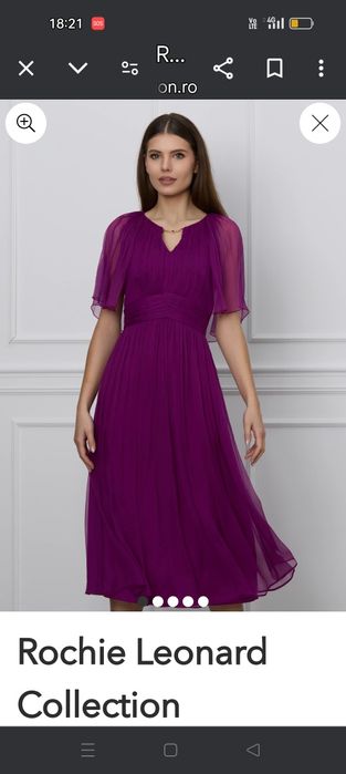 Rochie mătase naturala