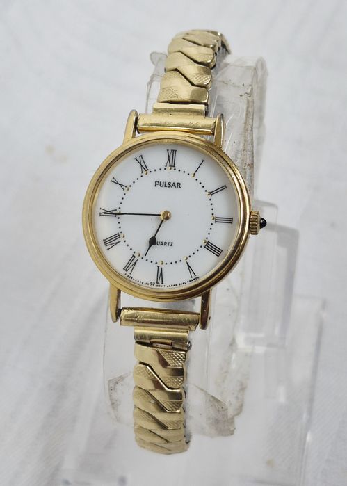 Ceas de damă Pulsar cu quartz, din otel inoxidabil, model V232 0720