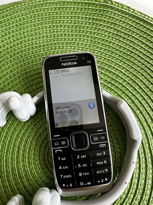 Nokia E52 life timer 36 ore