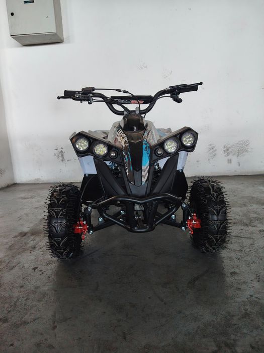 ATV 49cc pornire la buton și sfoara limitator viteza roti pe 6 inch