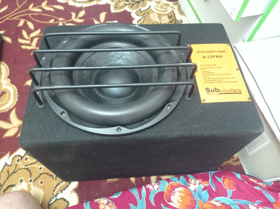 Активный сабвуфер (со встроенным усилителем). Inteligent Bass A-12PRO.
