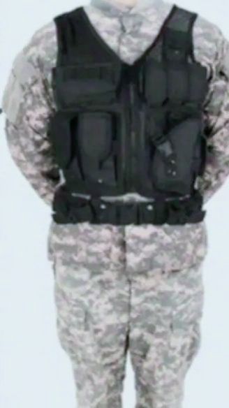 Тактическа жилетка /елек/+ к-т аксесоари+Кобур