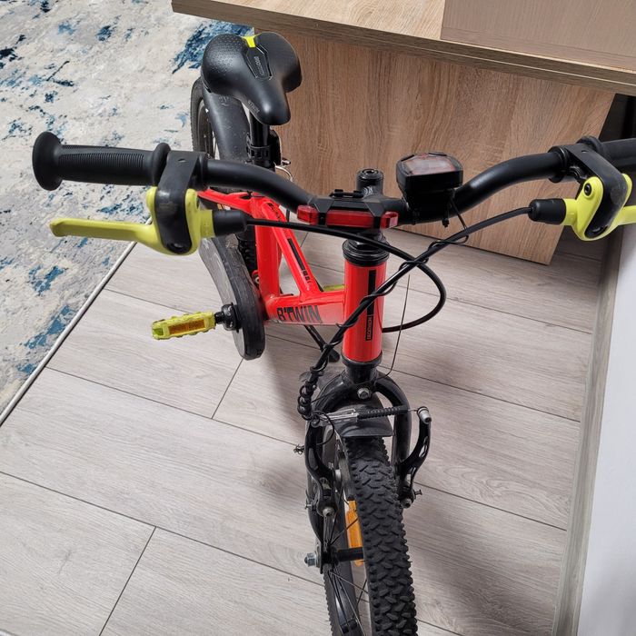 Bicicleta Btwin pentru copii 16 inch, cadru  din aluminiu