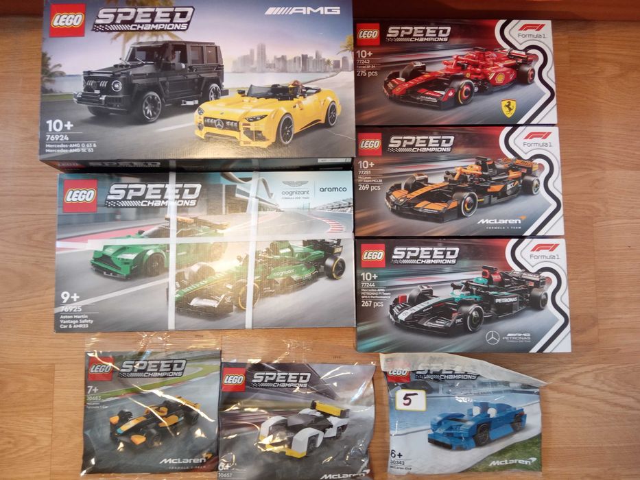 Colectie Lego Speed Champions, noi, sigilate