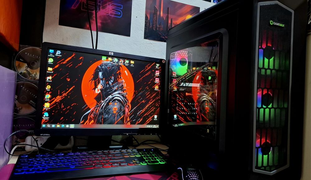 Игровой компьютер в полном комплекте