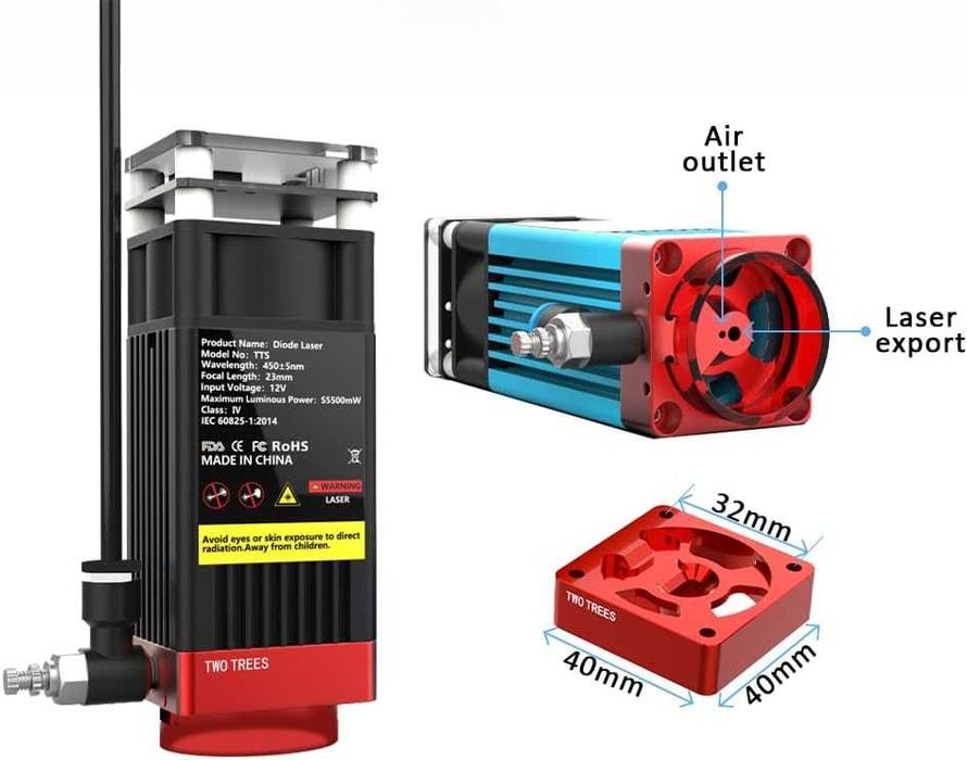 Kit Air Asist, Compresor Silentios 30L/min pt Gravator Laser CNC