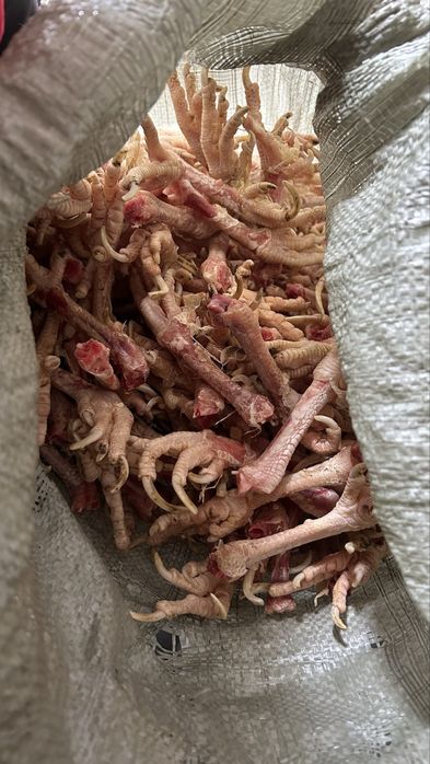 Куриные лапы, головы