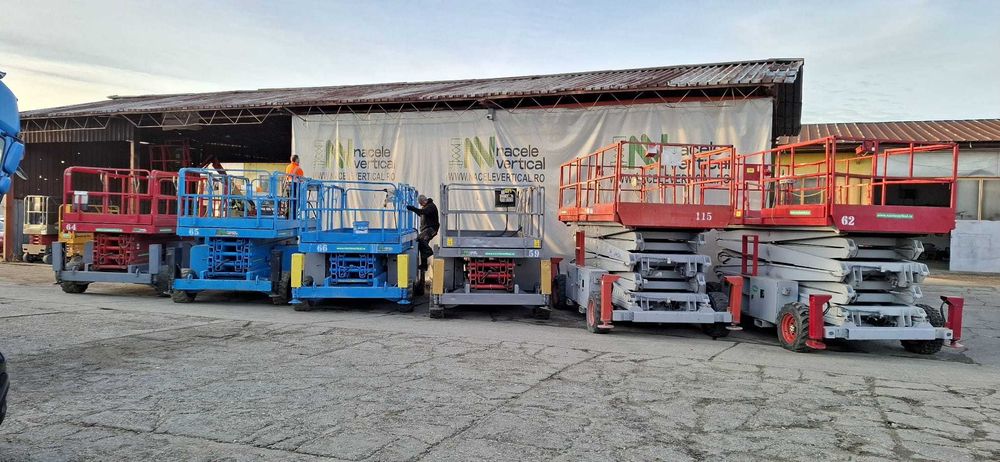 Lot 22 nacele electrice si diesel 17.5m,15m,12m,10m,8m 103.200 euro