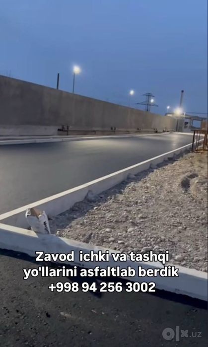 Asfalt / asfalt qilish xizmati / асфалть килиш хизмати