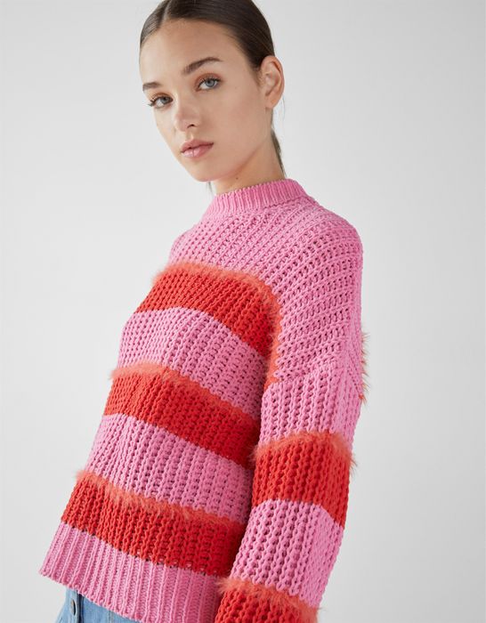 Bershka пуловер в два цвята Zara