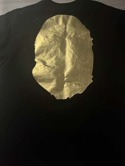 Bape Gold Print тениска оригинална