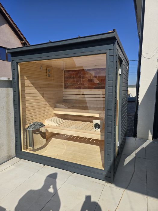 Sauna de exterior/interior/Aden Garden Toplita