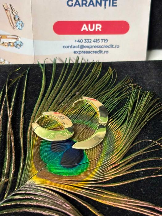 Cercei aur 14k 3.25g (B.61473-Tatarasi) Garantie 2 ani-1625 lei