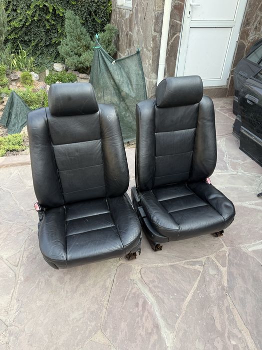 Кожанные сидения на BMW e34