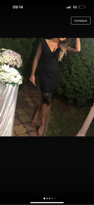 Rochie cu dantela