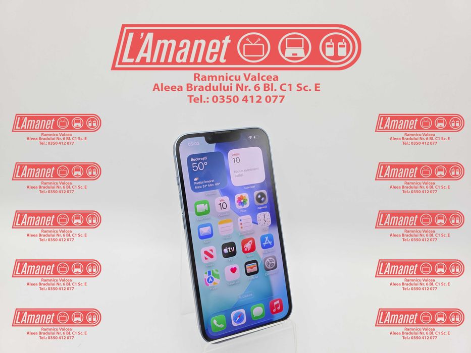 iPhone 14 Blue 128GB Neverlocked Stare Buna FullBox 100% Bateria