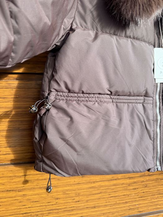 Дебело зимно яке с пухена яка