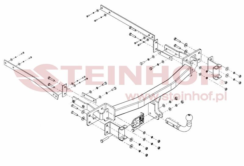 carlig remorcare mercedes e class w211 4 usi 2002 - 2009