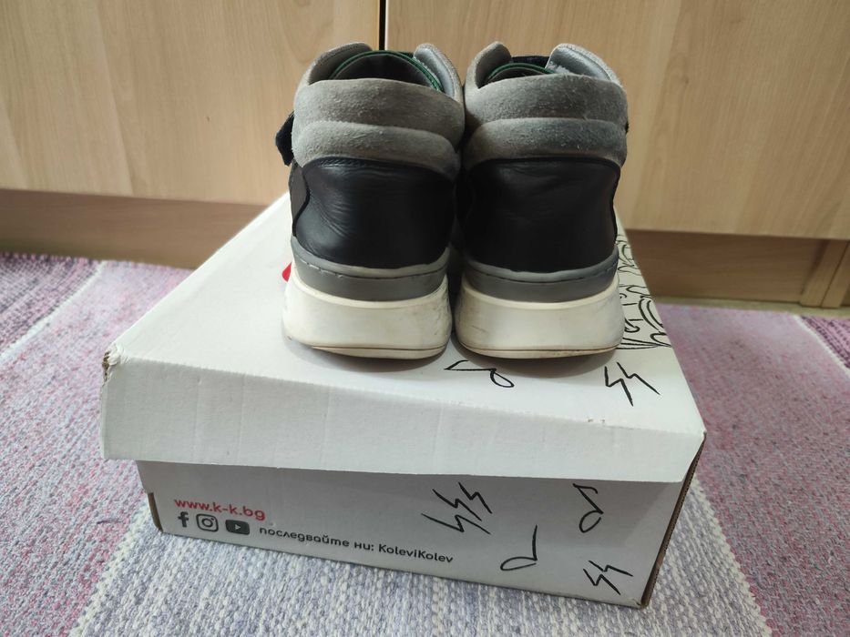 Тъмносини боти Колев и колев 39 номер  за момче