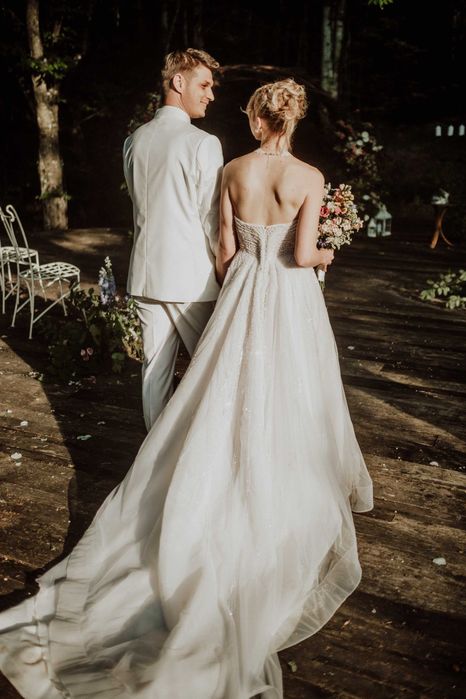Булчинска/сватбена/бяла рокля Benoite, LUCE SPOSA