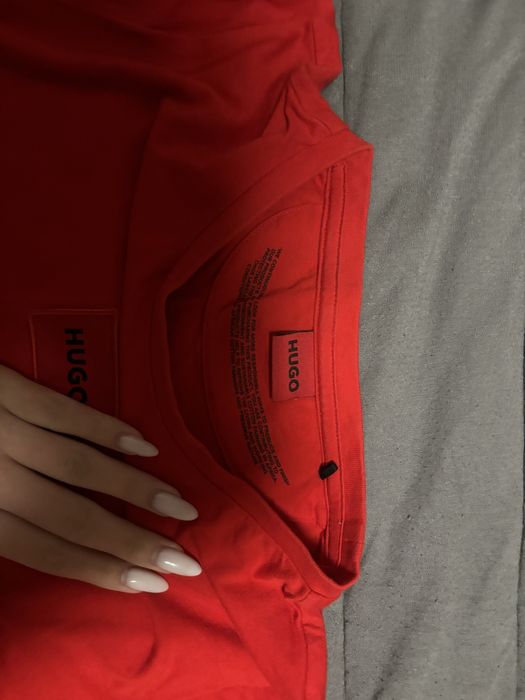 Блуза с къс ръкав HUGO