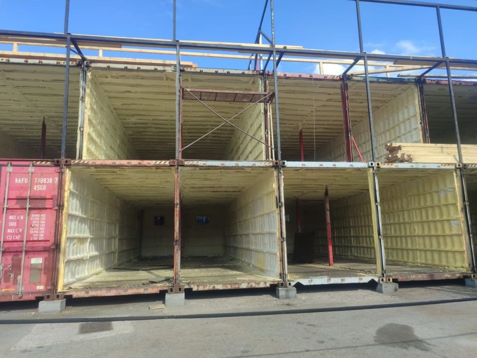 Утепление контейнеров ППУ