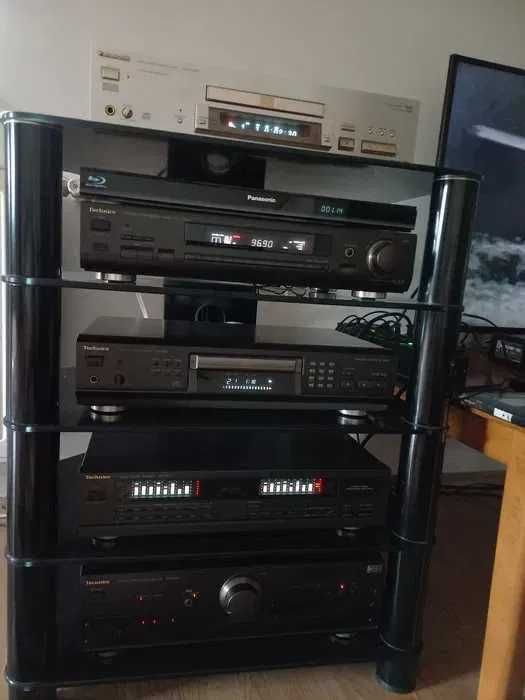 TECHNICS,compact disc PG 5,amplificator SU-A 808,EGALIZATOR GE 70,PROCESOR GE 90,MINIDISC,Tuner,Telecomenzi originale