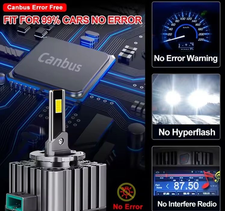 LED заместител на ксенон -D1S.D3S