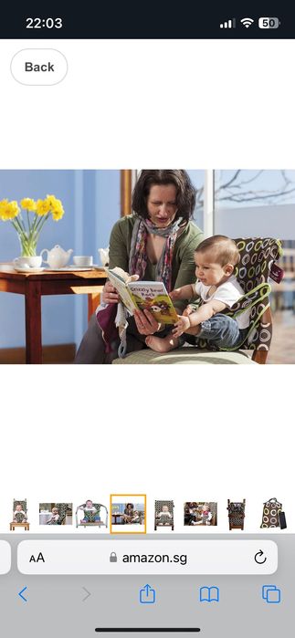 Мобильный стульчик для кормления Tot seat Европа