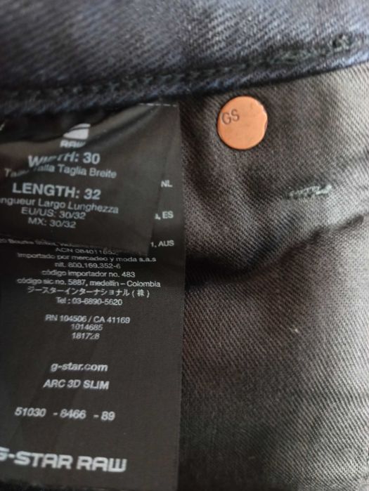 Blugi G Star Raw ARC 3D Slim marimea W30 /L 32