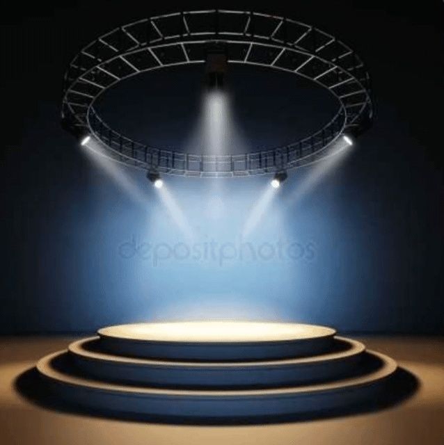 Подиум, сцена, сценические арки.