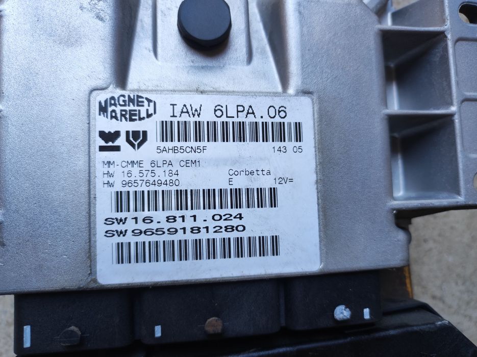 Компютър+BSI модул+ключ за Пежо-307RC,2.0,16V-177к.с.(фейслифт).