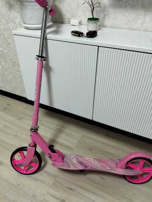Самокат 2х колесный для девочки