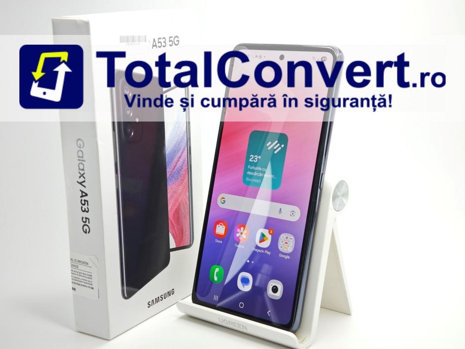 Samsung A53 5G 256GB Awesome Black 6GB, Garantie 24 luni | #R94343