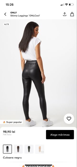 Colanti imitatie de piele