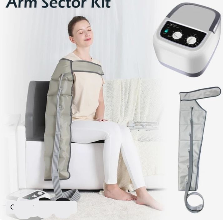 Лимфодренаж компрессионный массажер для ног, обертывания, массаж тали