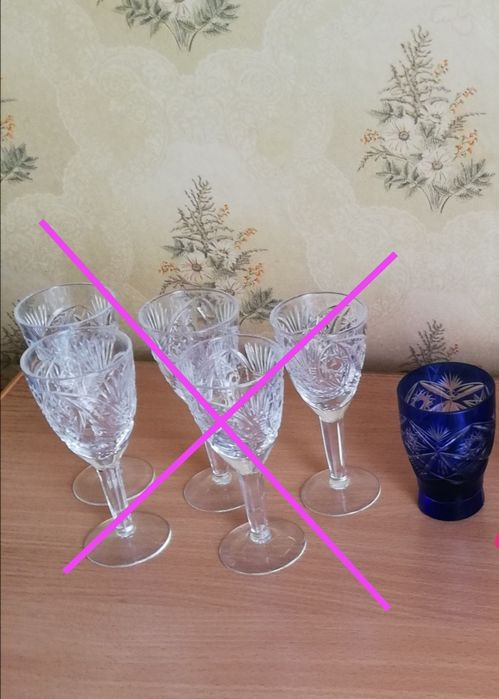 Продам посуду из хрусталя,СМ ФОТО