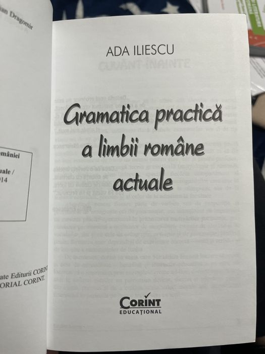 Carte Gramatica practică a limbii române actuale-Morfologie și sintaxă