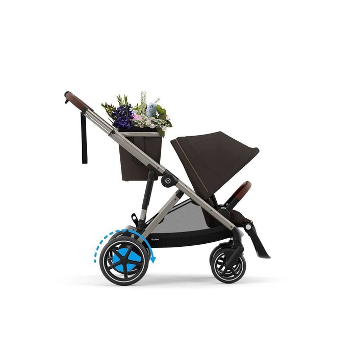 ПРОМО Нова Детска Бебешка Електрическа Количка за Близнаци Cybex Gold E-Gazelle S, 0-4г, до 22 кг