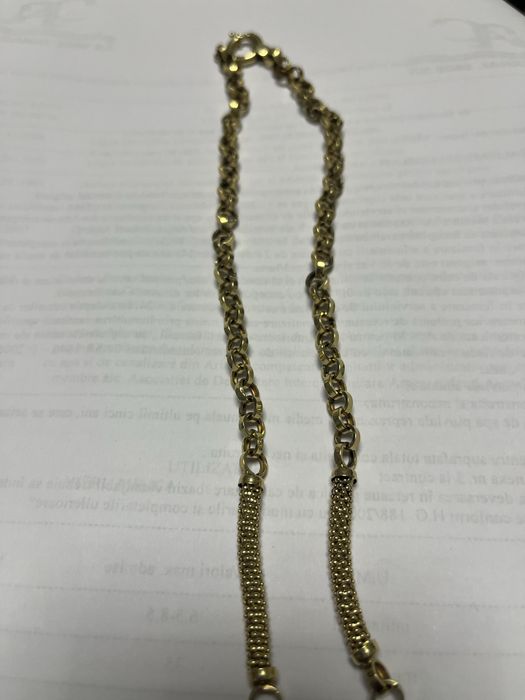 Lant de dama din aur de 14k. 14.84grame