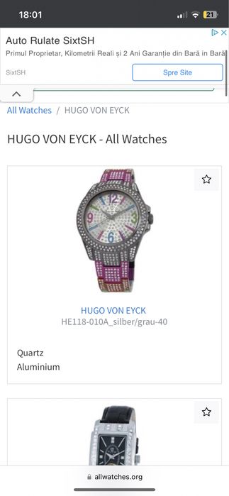 Ceas dama Hugo von eyck