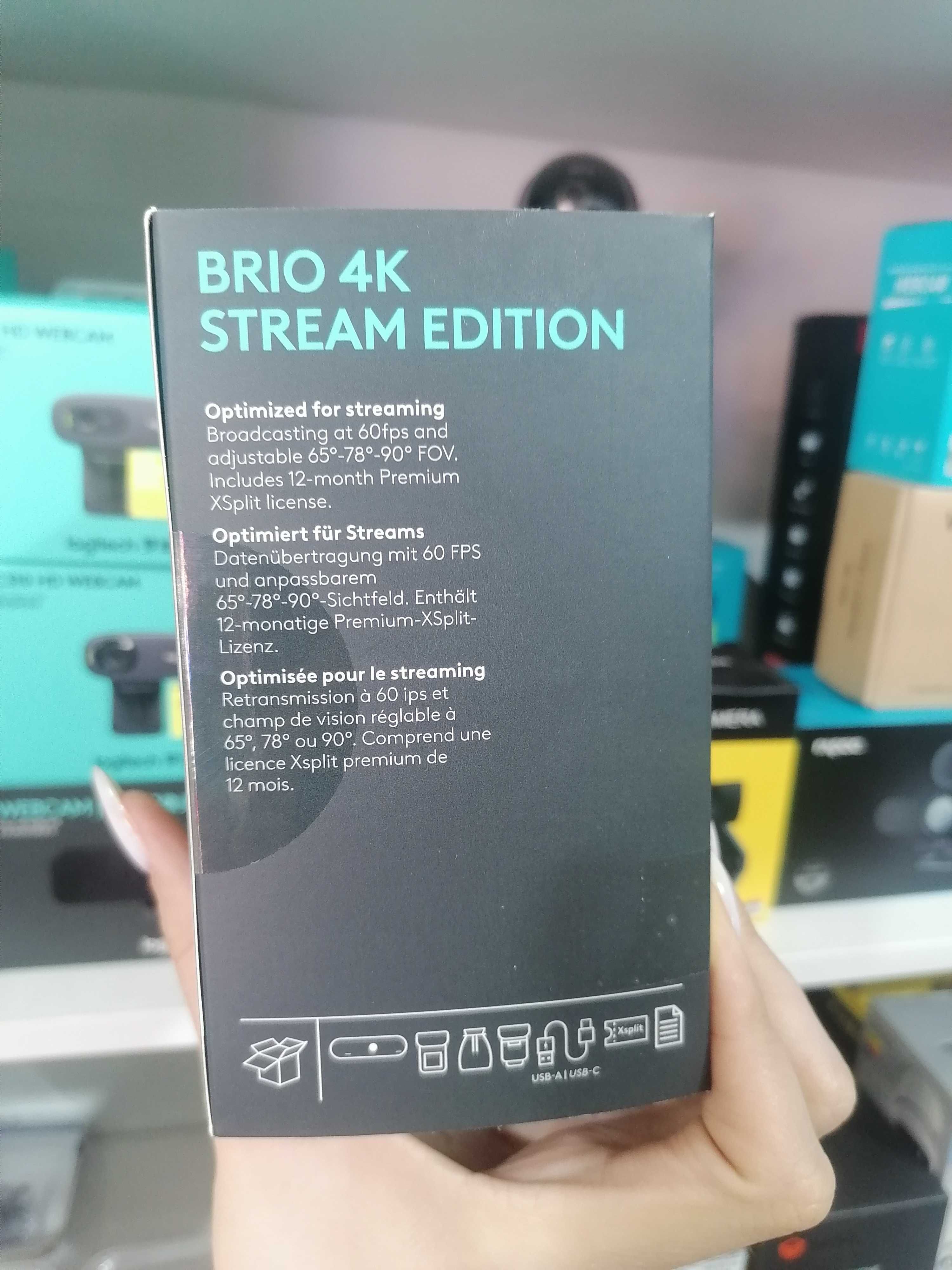 Web камера Logitech Brio 4k stream edition, веб камера для стрима: 2 228  000 сум - Периферийные устройства Ташкент на Olx