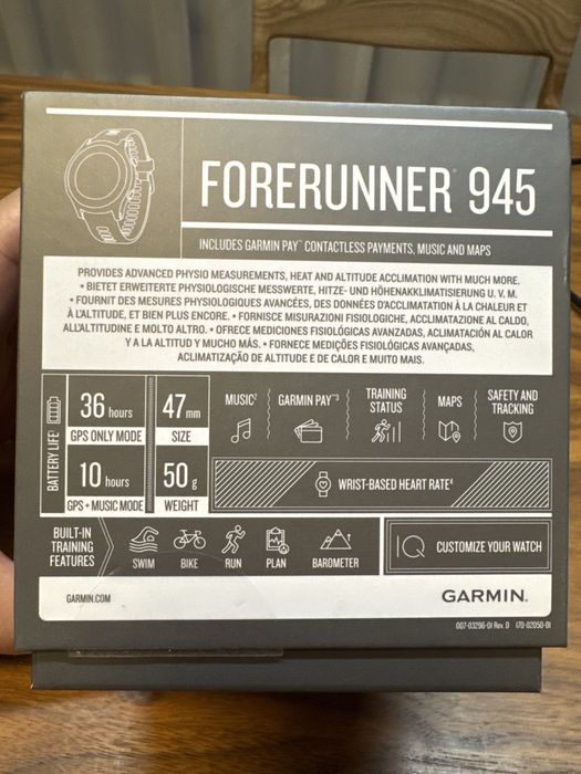 Garmin forerunner 945