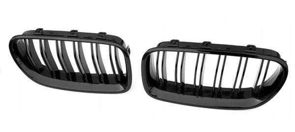 Grile Nari Duble BMW F10, F11 Negru Lucios (2010-2016) M Design
