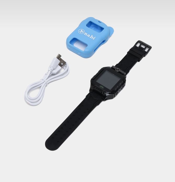 Bolalar uchun aqlli soat Nabi Z7A, sim-kartali, GPS va kamerali,